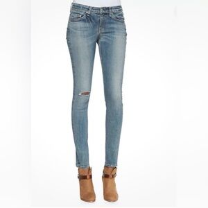 Rag and Bone Women's Blue Skinny Jeans